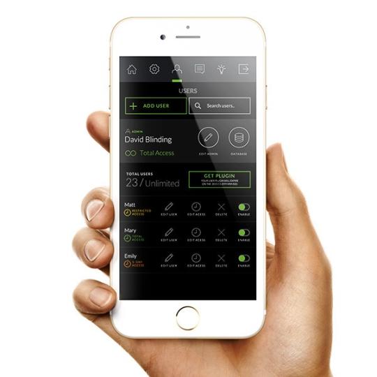 Unlimited user access to garage and gate doors