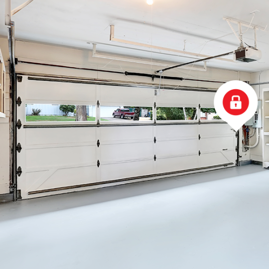 Wireless sensor for sectional and tilt garage doors.