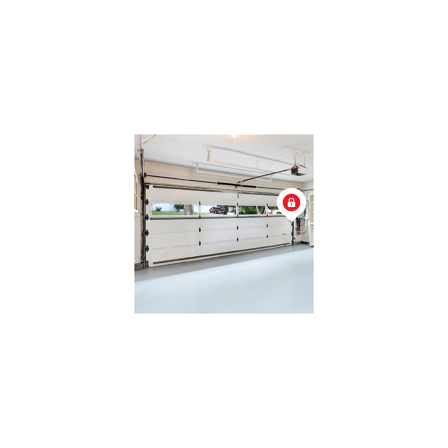 Wireless sensor for sectional and tilt garage doors.