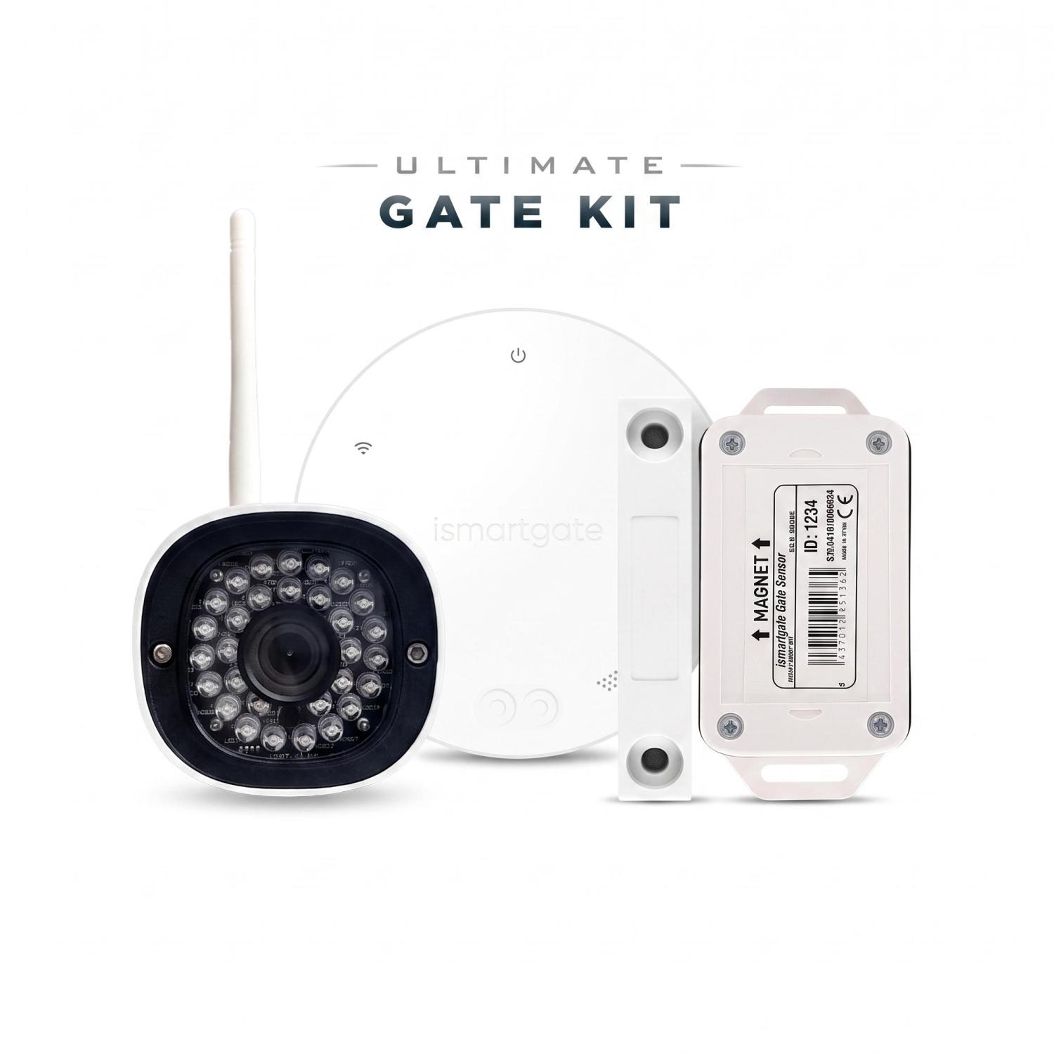 ismartgate mini smart opener wired sensor kit for one gate with Alexa and Google Home.